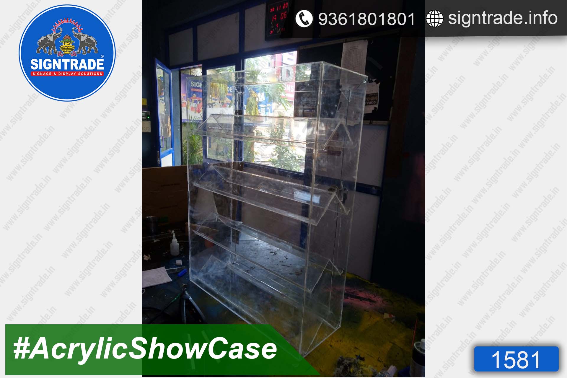 Custom Made Acrylic Showcase Manufacturers in Chennai