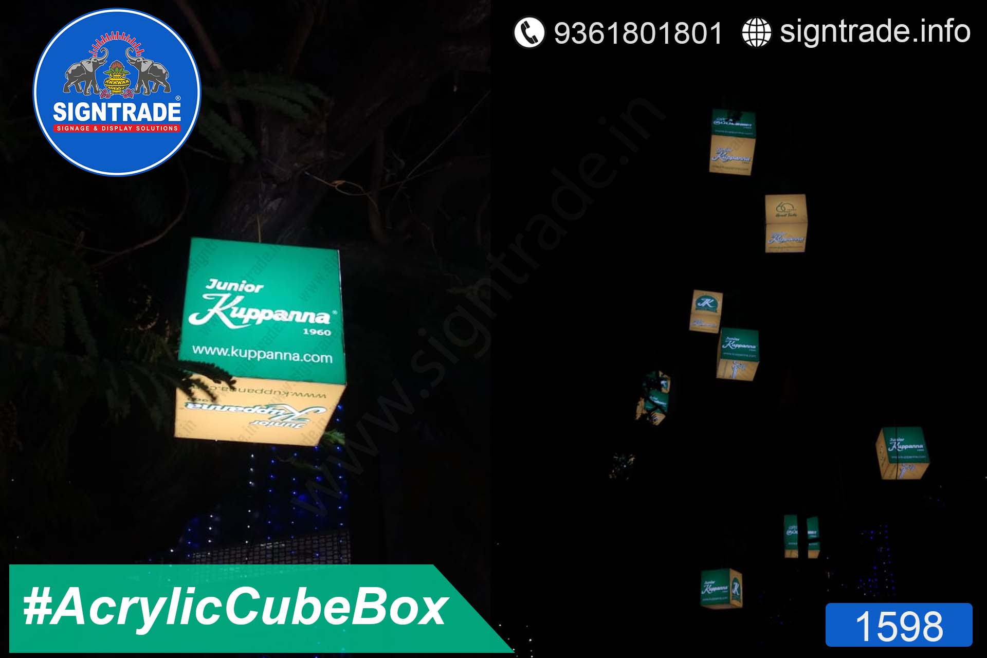 Hotel Junior Kuppanna, Chennai - SIGNTRADE - Acrylic Cube Box, LED Sign Board Manufacturers in Chennai