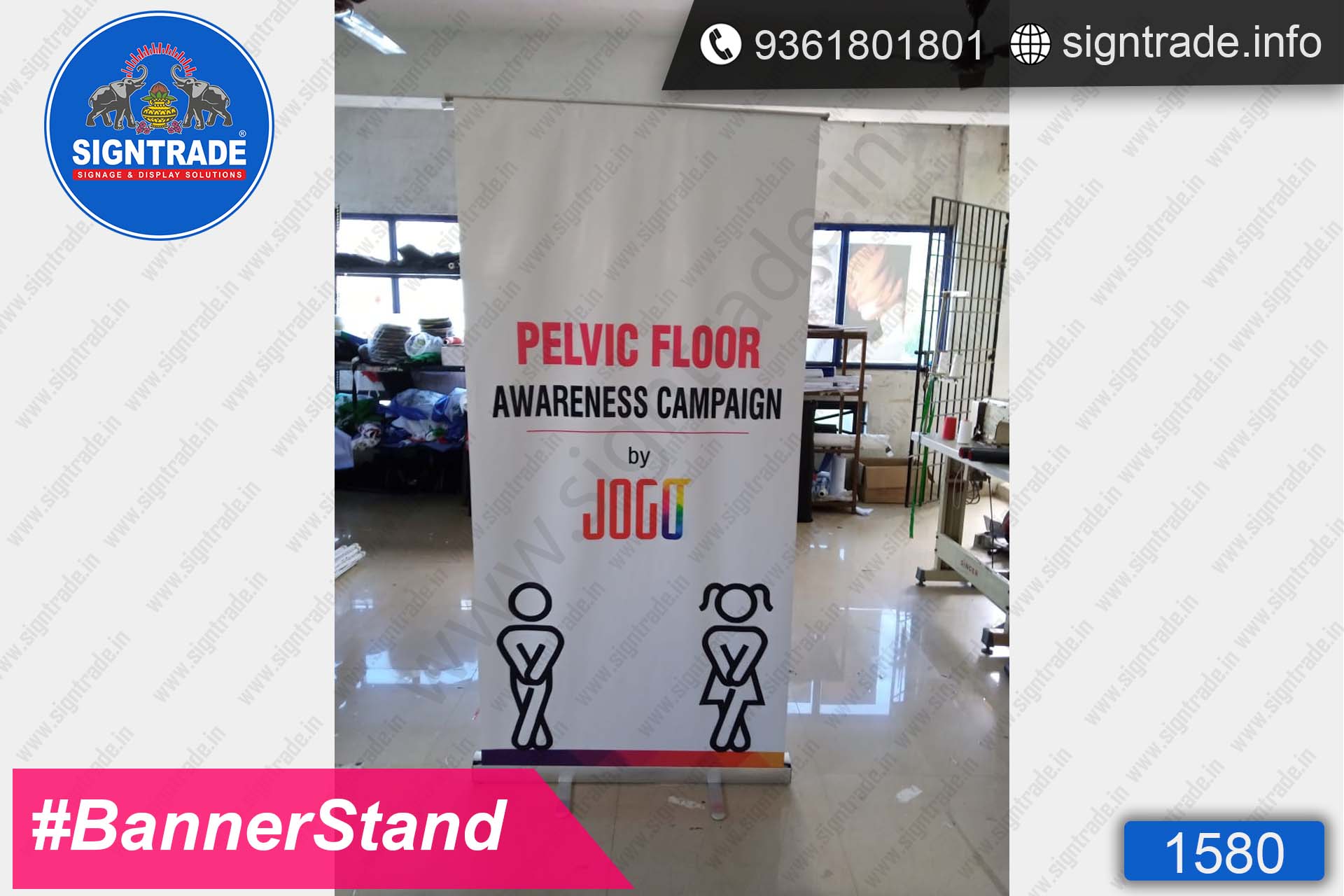 Pelvic floor awareness - SIGNTRADE - Roll Up Banner Stand Manufacturers in Chennai