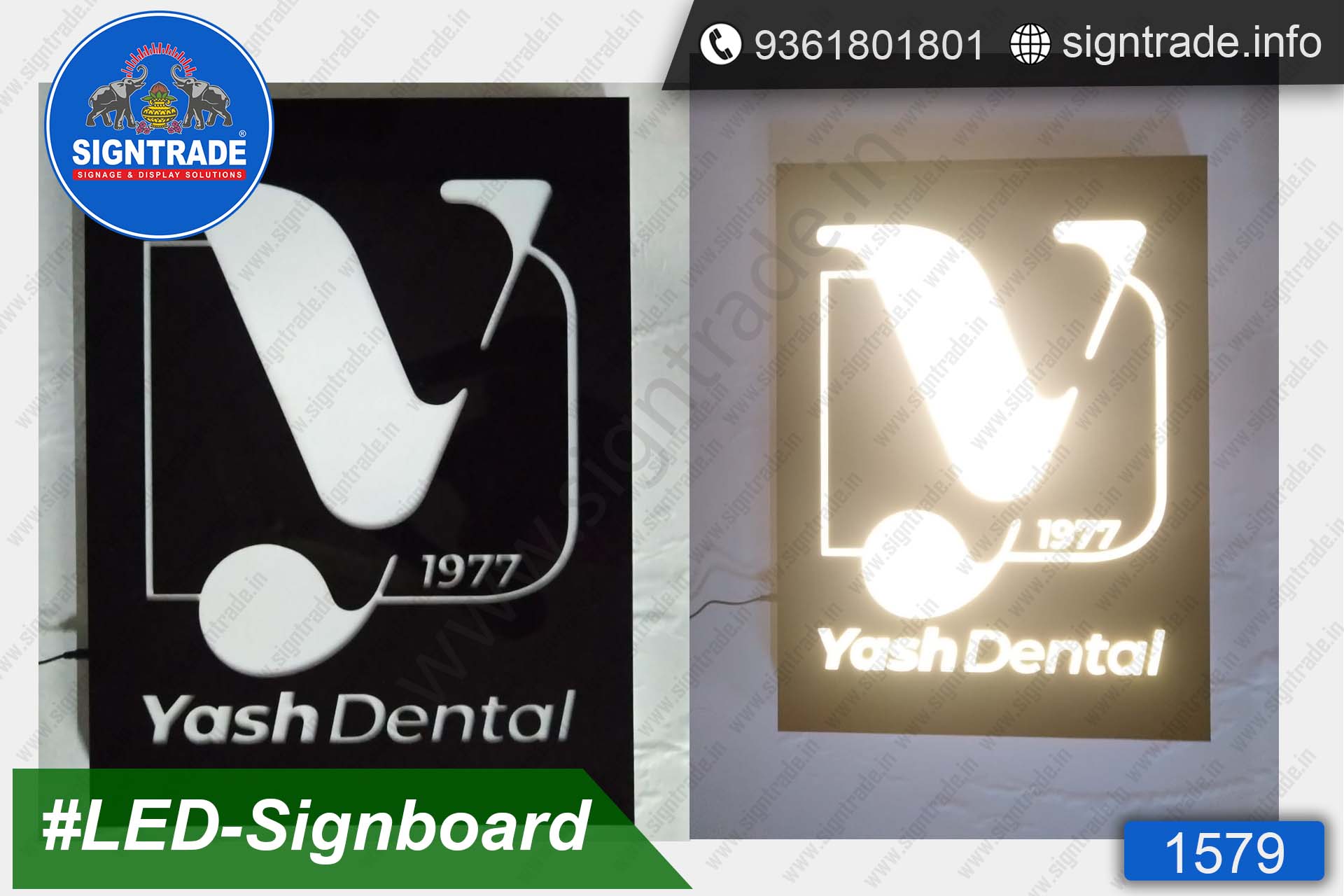 Yash Dental, Chennai - SIGNTRADE - Acrylic, LED Sign Board Manufacturers in Chennai