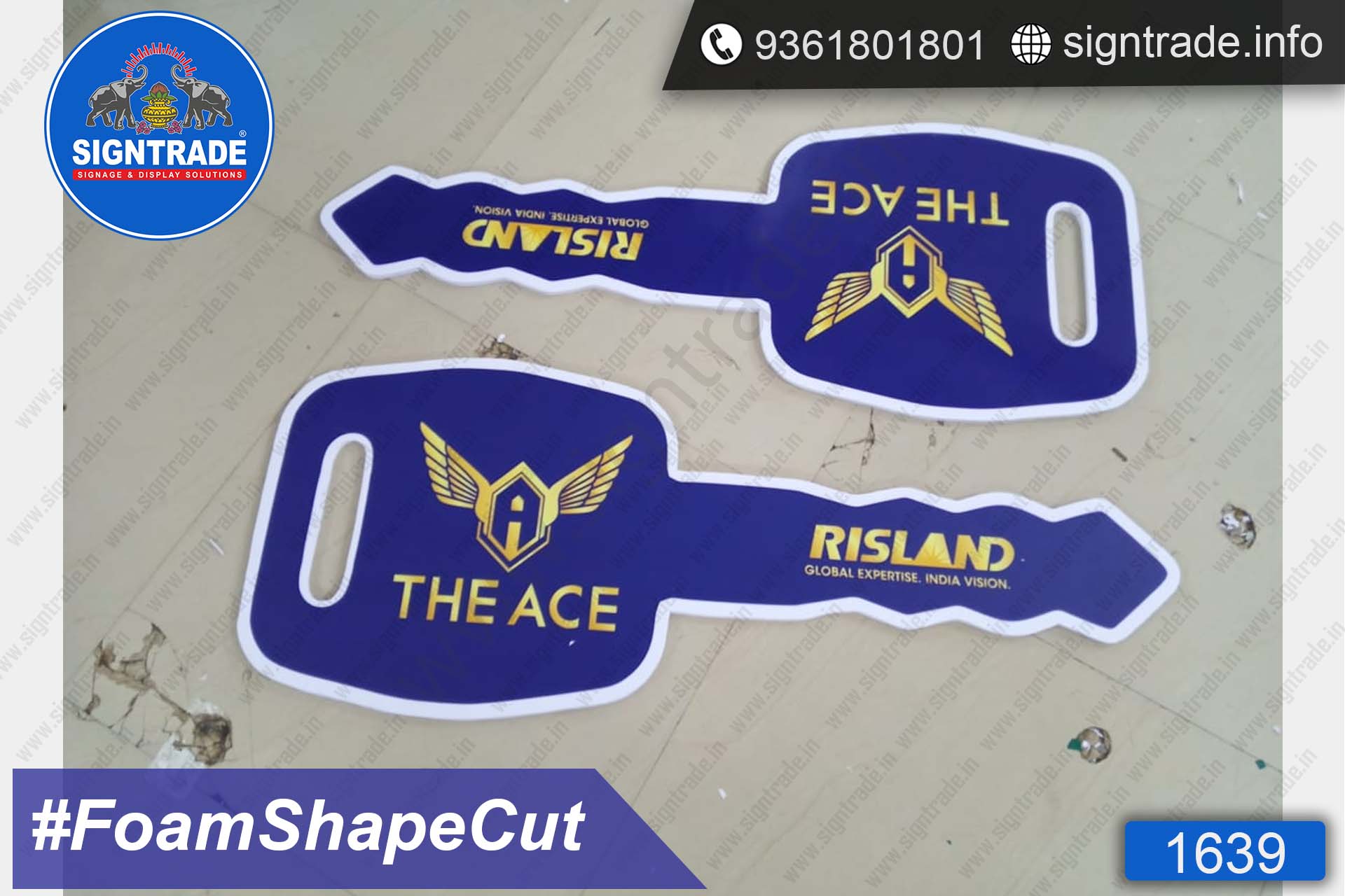 The Ace - Chennai - SIGNTRADE - Foam Board Shape Cut - Digital Printing Services in Chennai