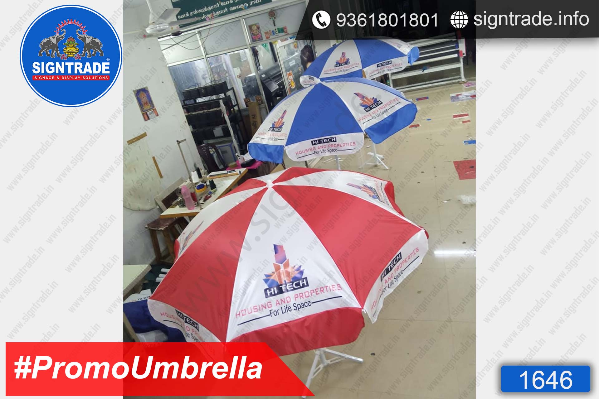 HITECH HOUSING & PROPERTIES, Chennai - SIGNTRADE - Promotional Umbrella Manufactures in Chennai