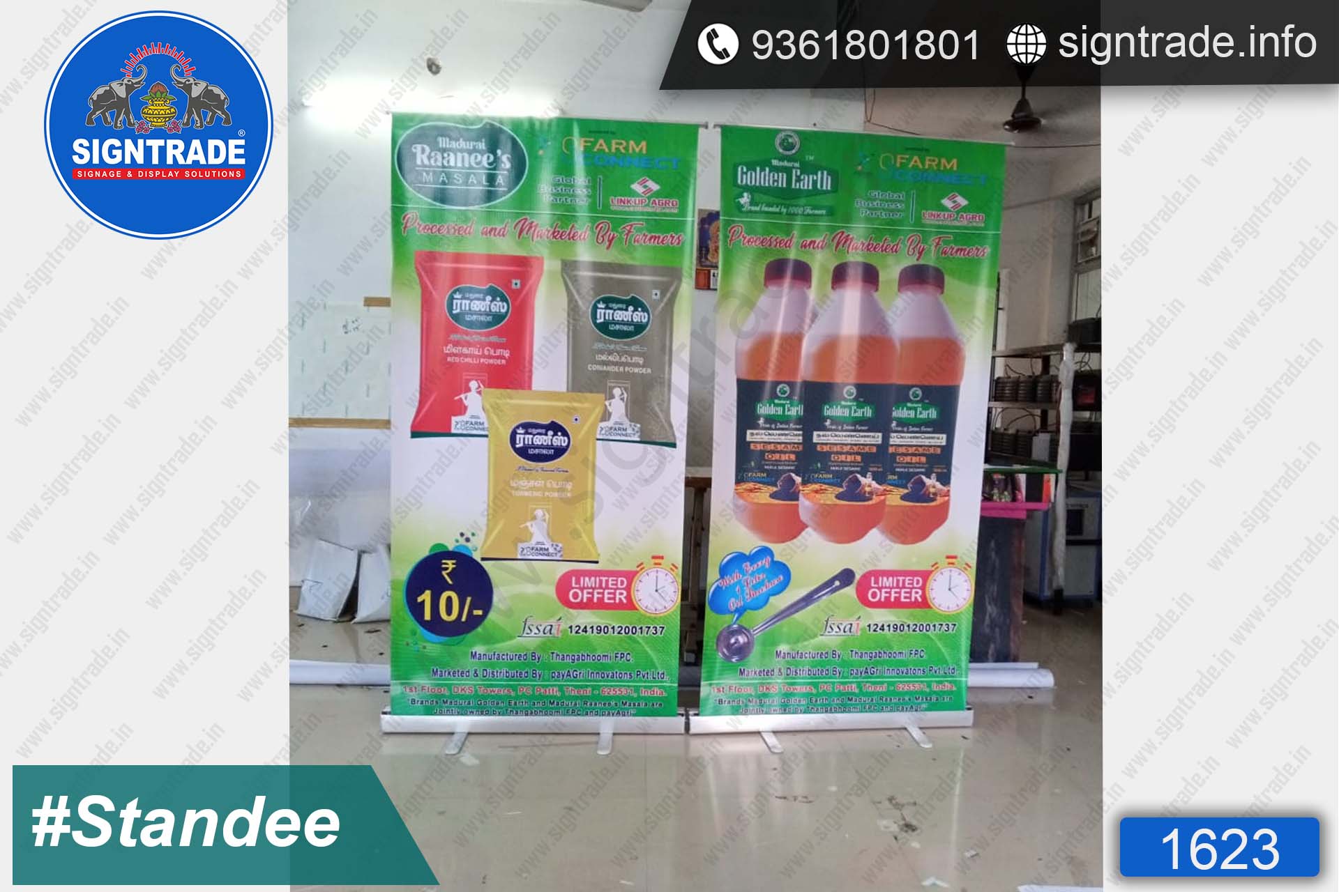 Farm Connect - Rollup Banner Stand - SIGNTRADE - Rollup Banner Stand Manufactures in Chennai