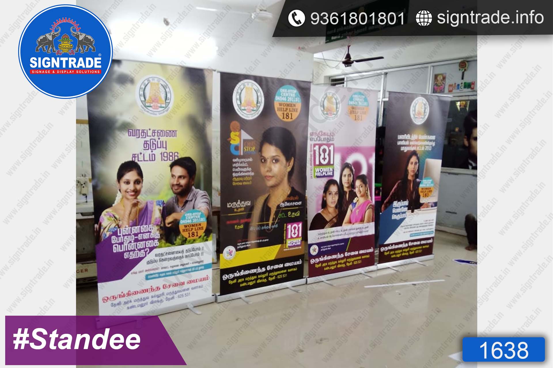 Social Service - Rollup Banner Stand - SIGNTRADE - Rollup Banner Stand Manufactures in Chennai
