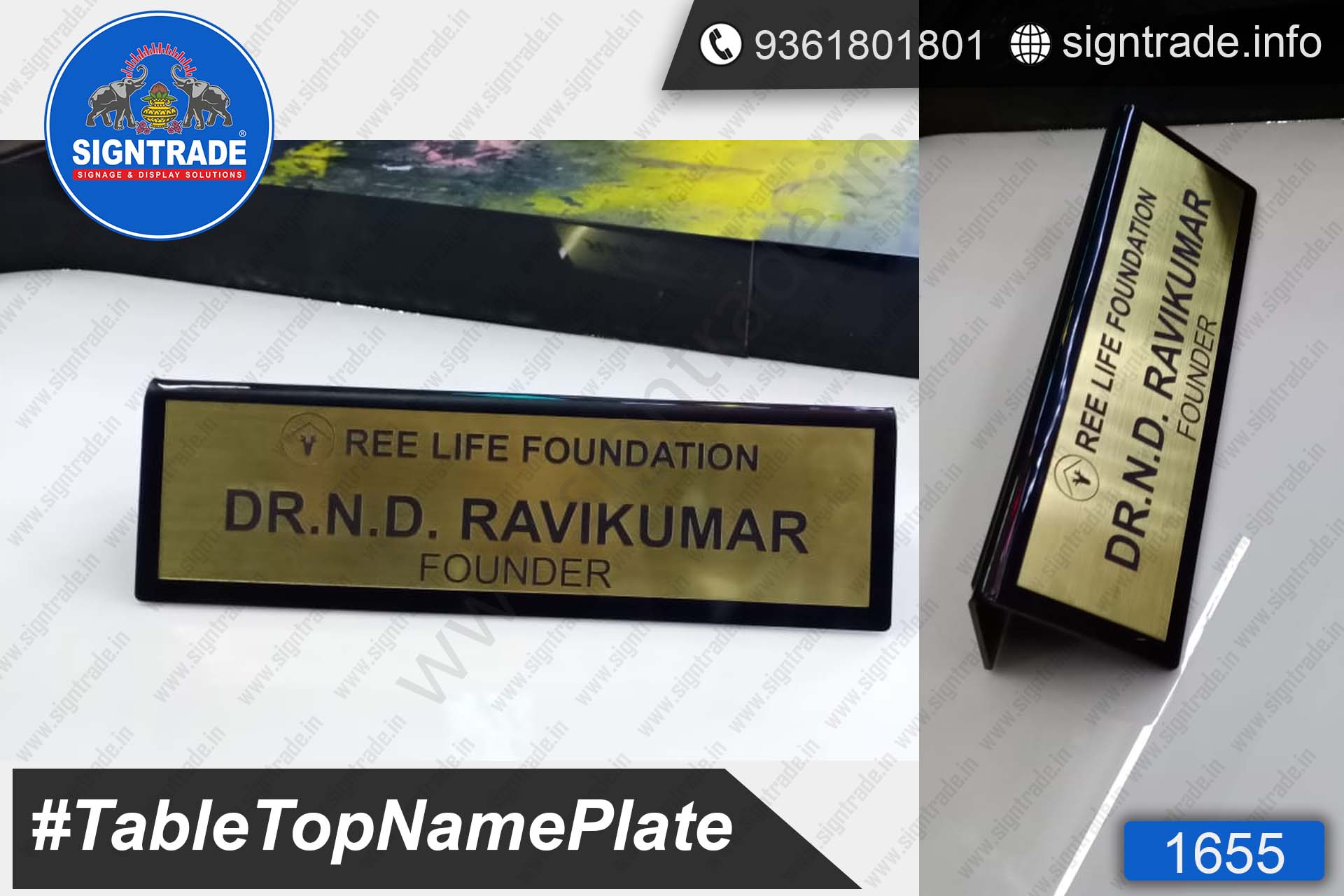 acrylic name plate