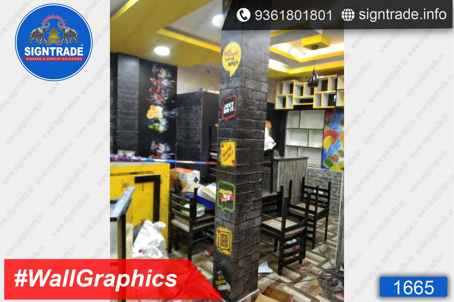 Shop Interior Vinyl Graphics