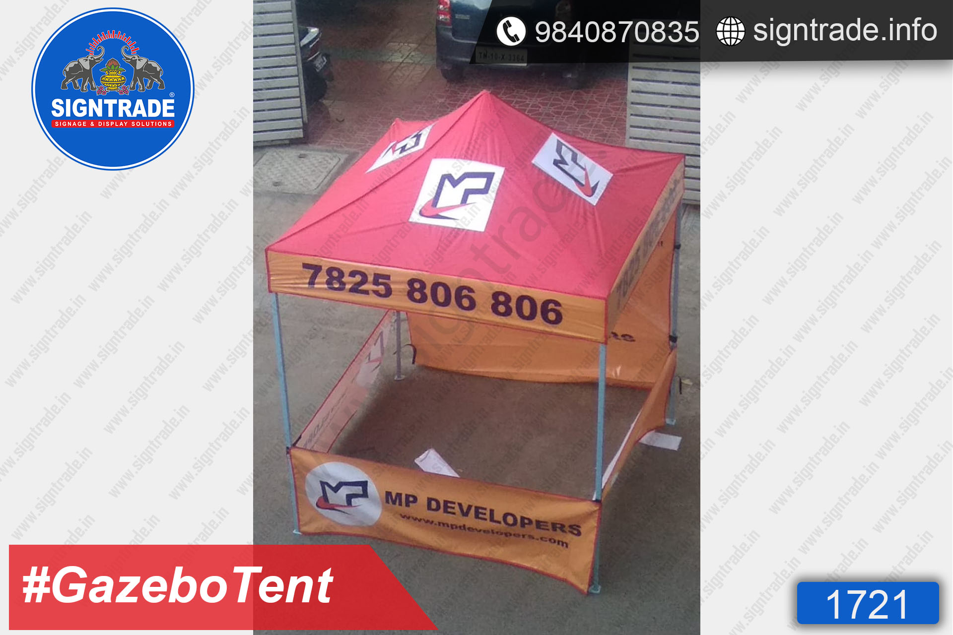 MP Developers - Gazebo Tent - SIGNTRADE - Promotional Gazebo Tent Manufacturers in Chennai