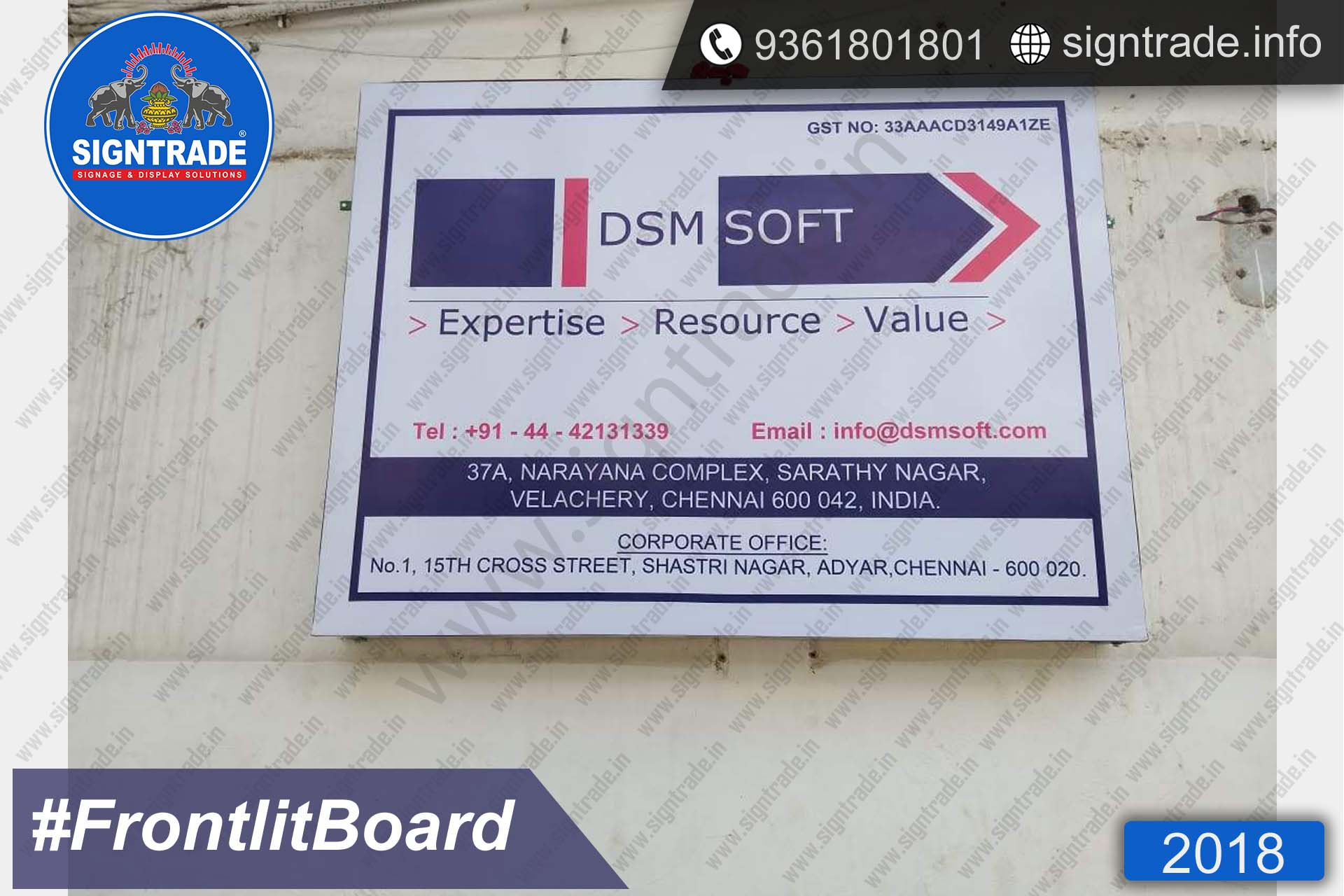 DSM Soft Frontlit Board