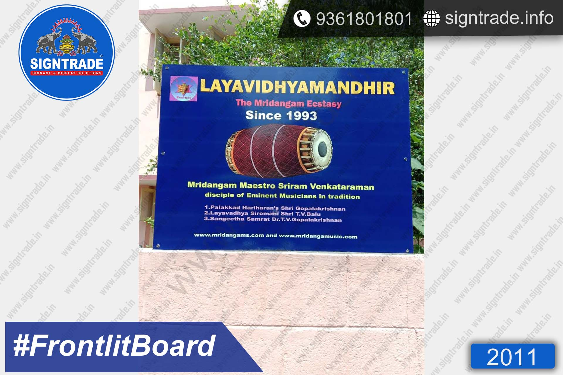 Layavidhyamandhir Frontlit Board