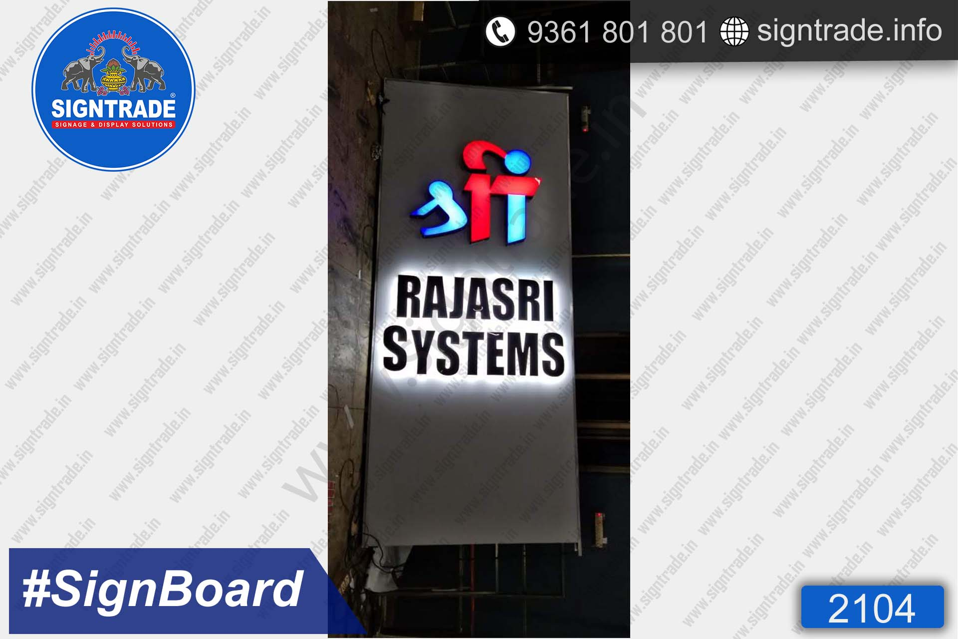 Rajasri Systems Sign Board