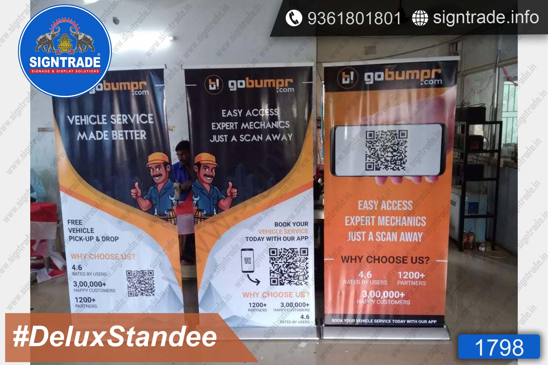 gobumpr.com delux standee