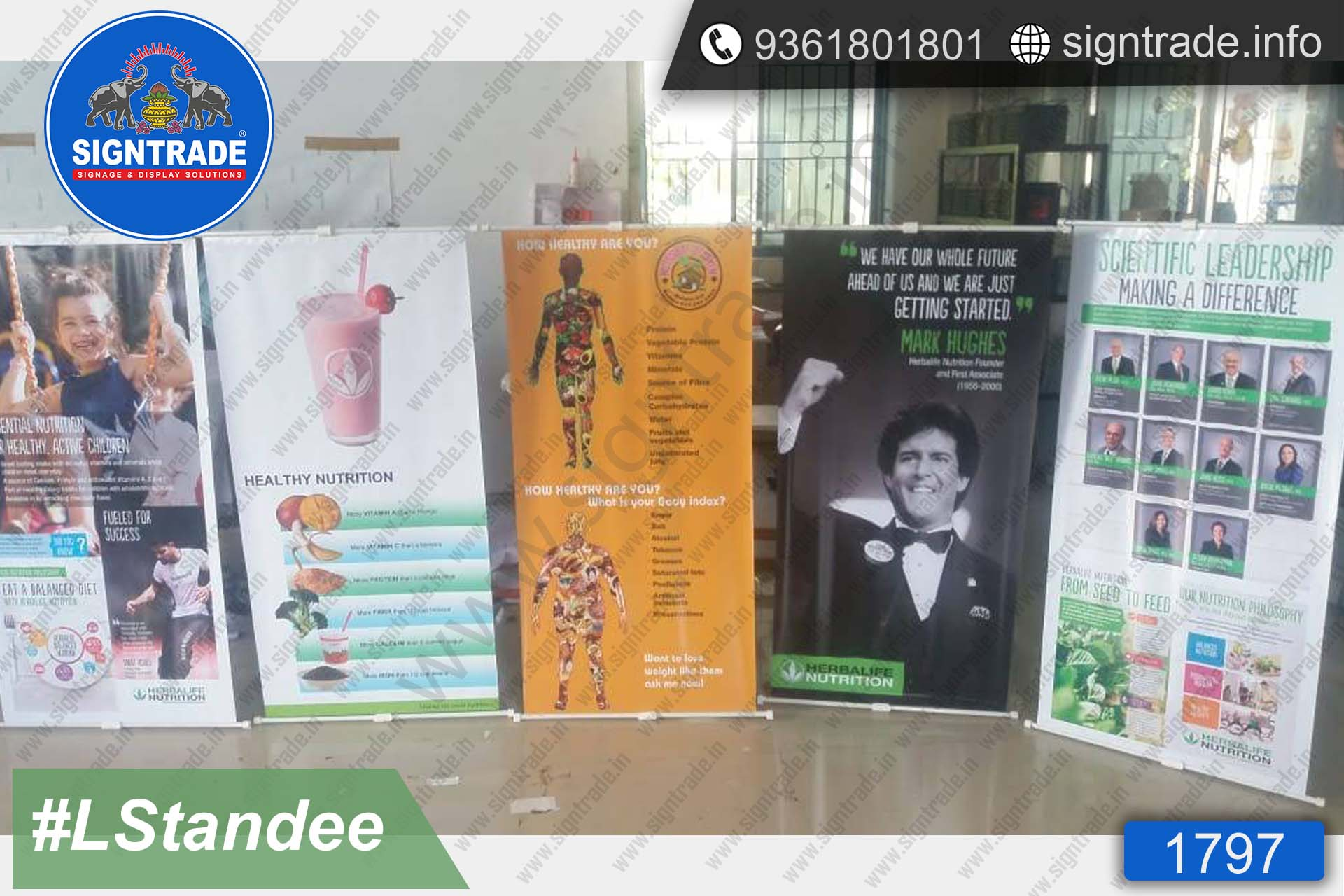 herballifenutrition l standee