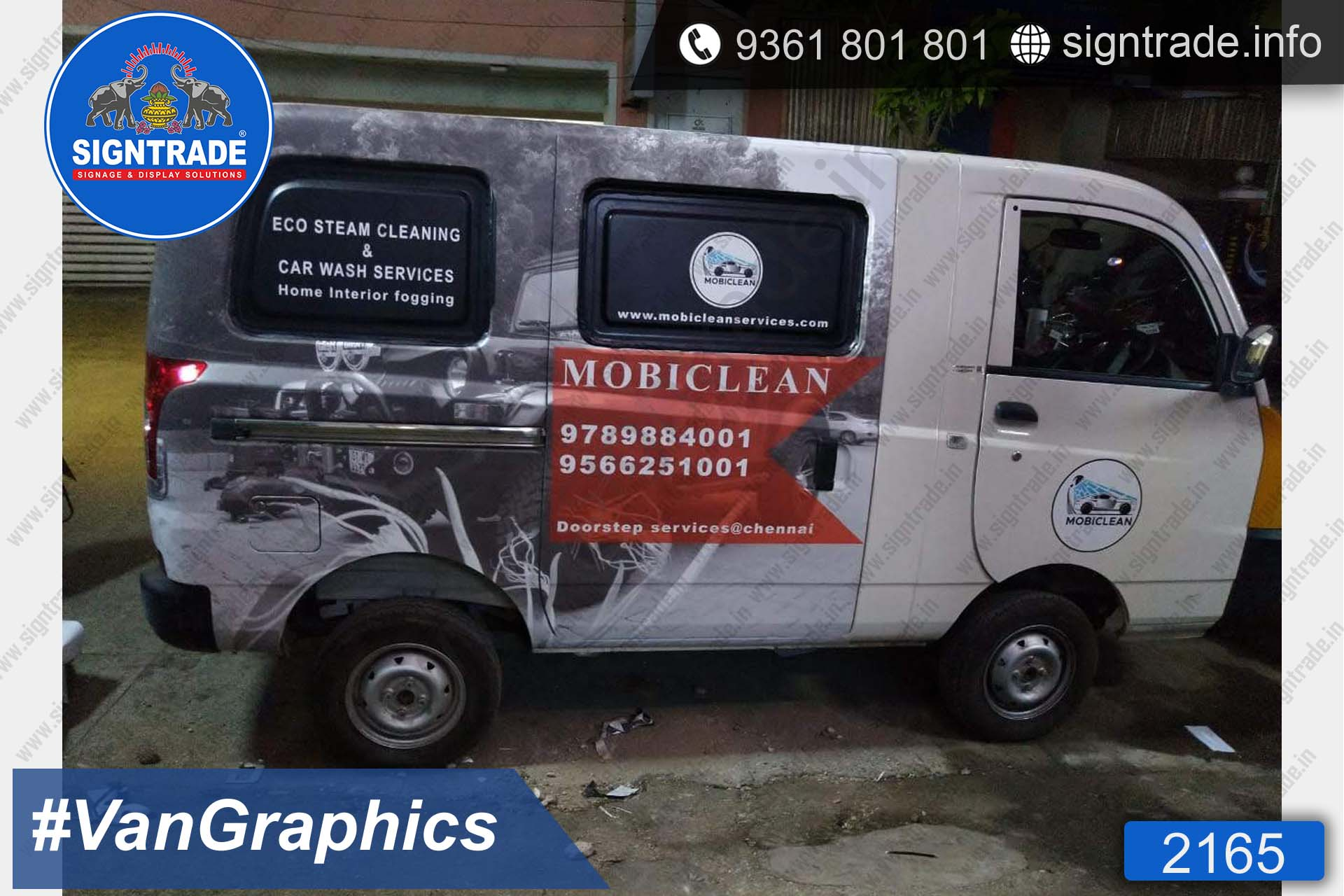 Mobiclean Van Graphics