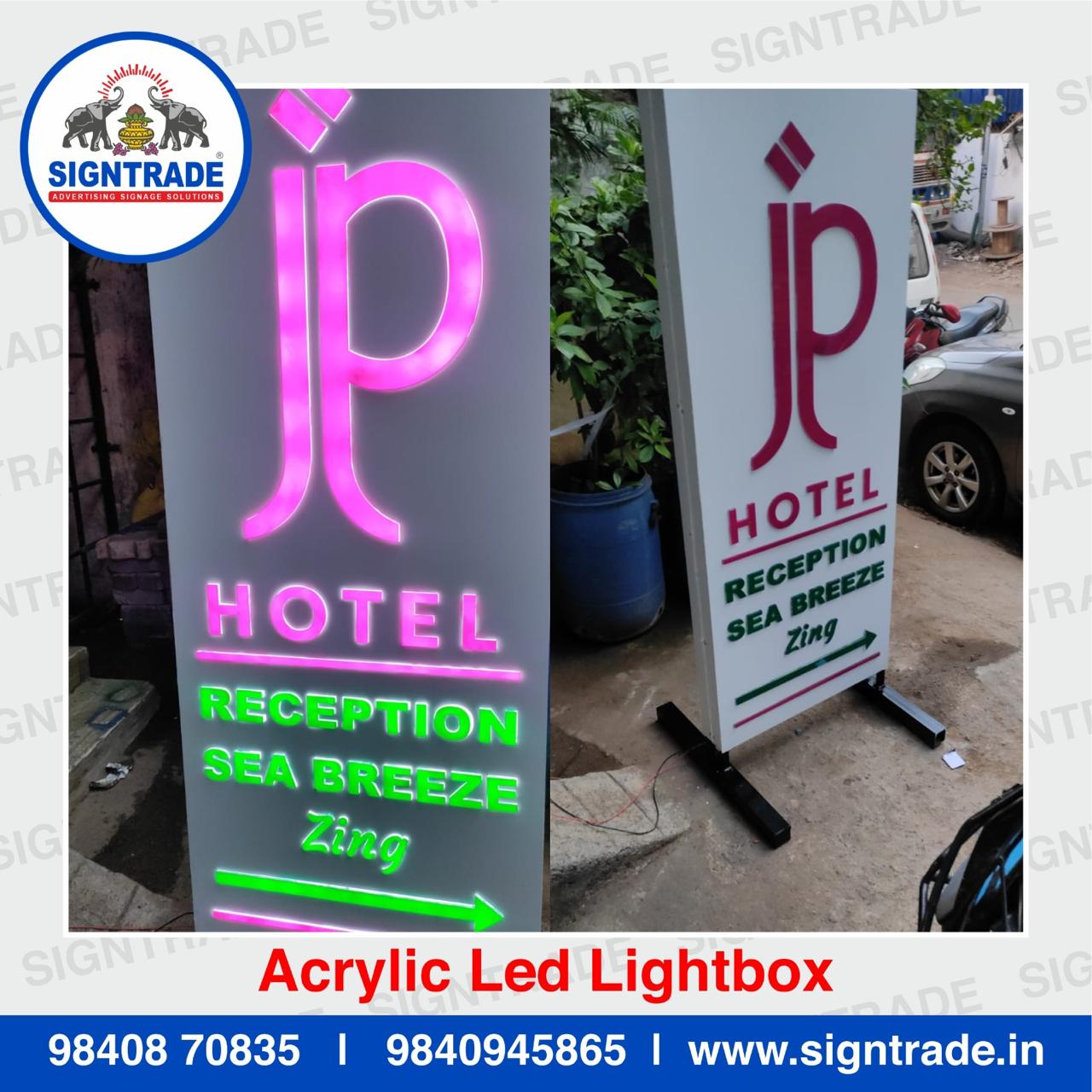 Acrylic LED Light Box in Chennai