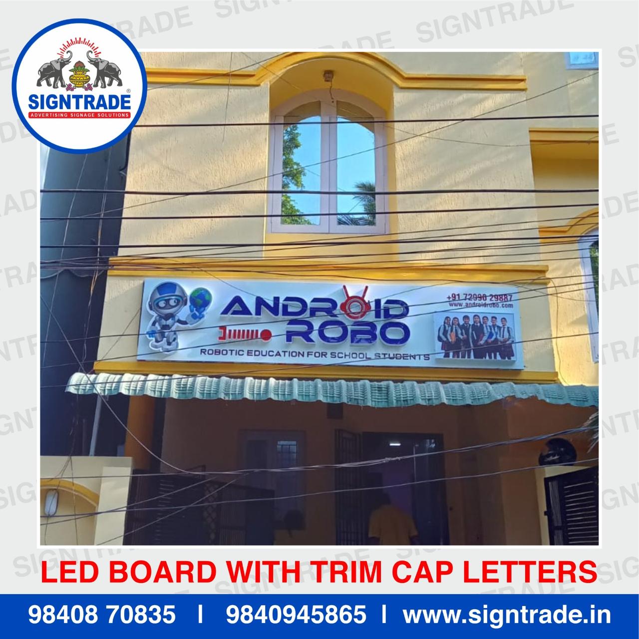 LED Boards with Trim Cap Letters in Chennai
