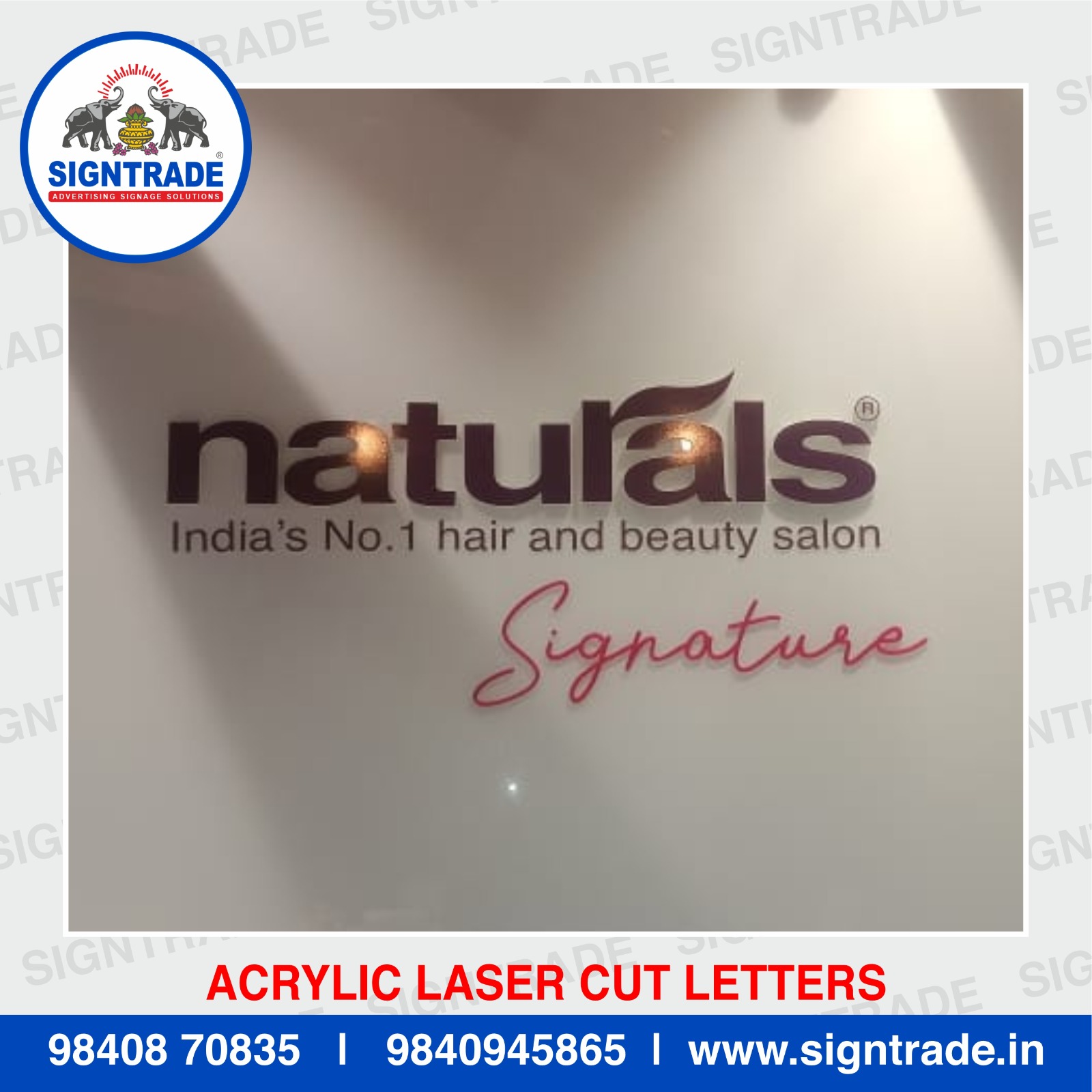 Acrylic Laser Cutting Letters in Chennai