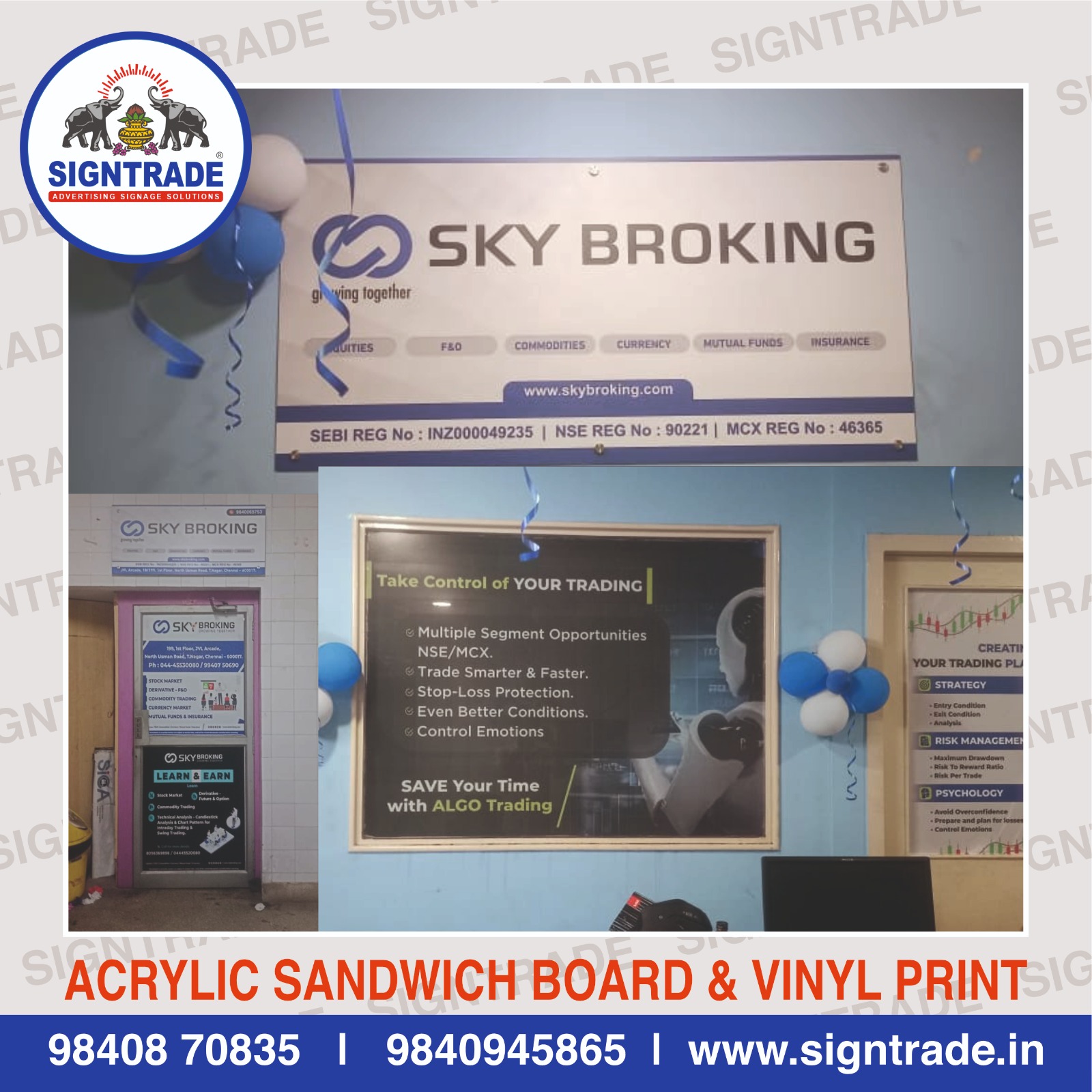 Acrylic Sandwich Boards in Chennai